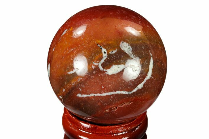 Polished Mookaite Jasper Sphere - Australia #116052